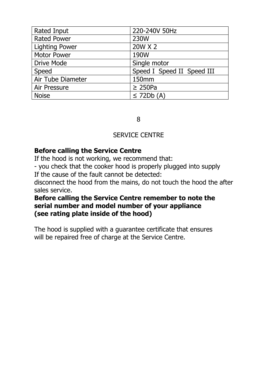 Candy CMDG 919 X User Manual | Page 19 / 30