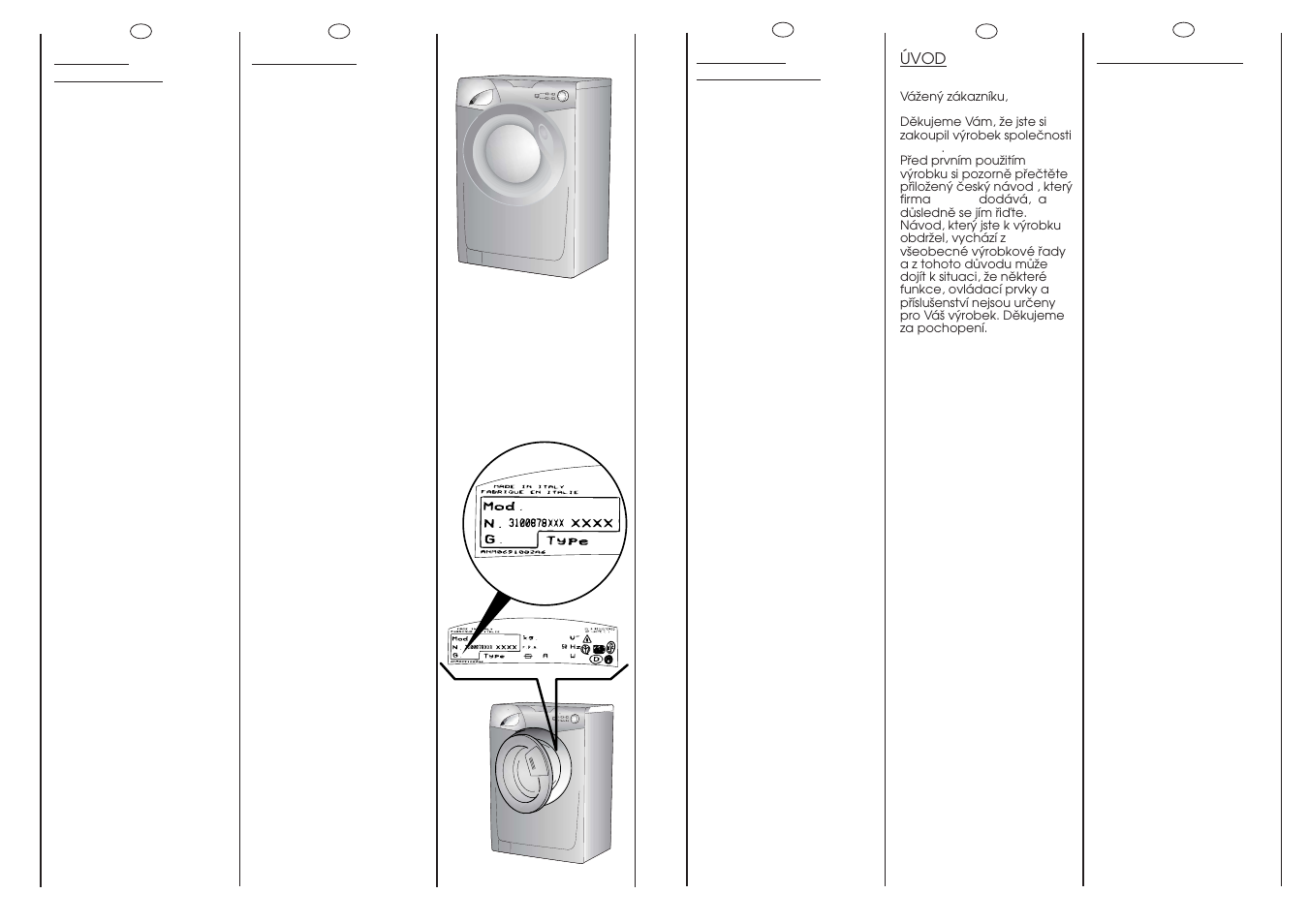 Candy GO4 F086-01S User Manual | Page 2 / 41