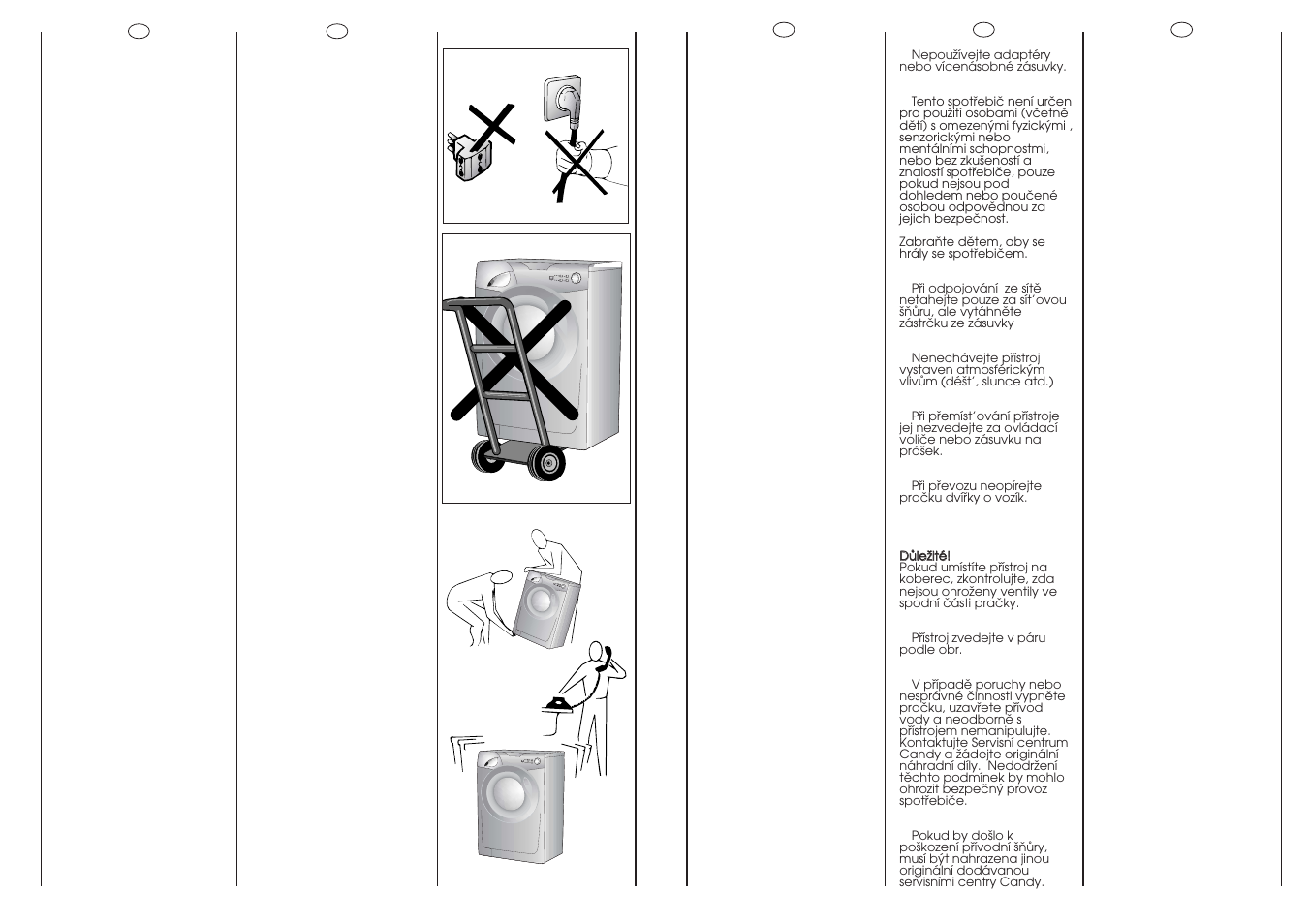 Candy GO4 F086-01S User Manual | Page 7 / 41