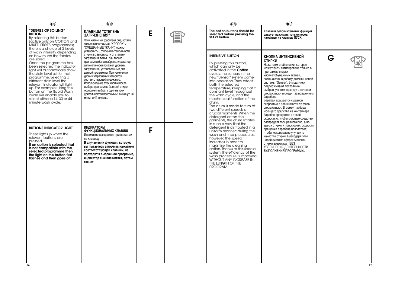 Candy EVOW 4853D-S User Manual | Page 9 / 29