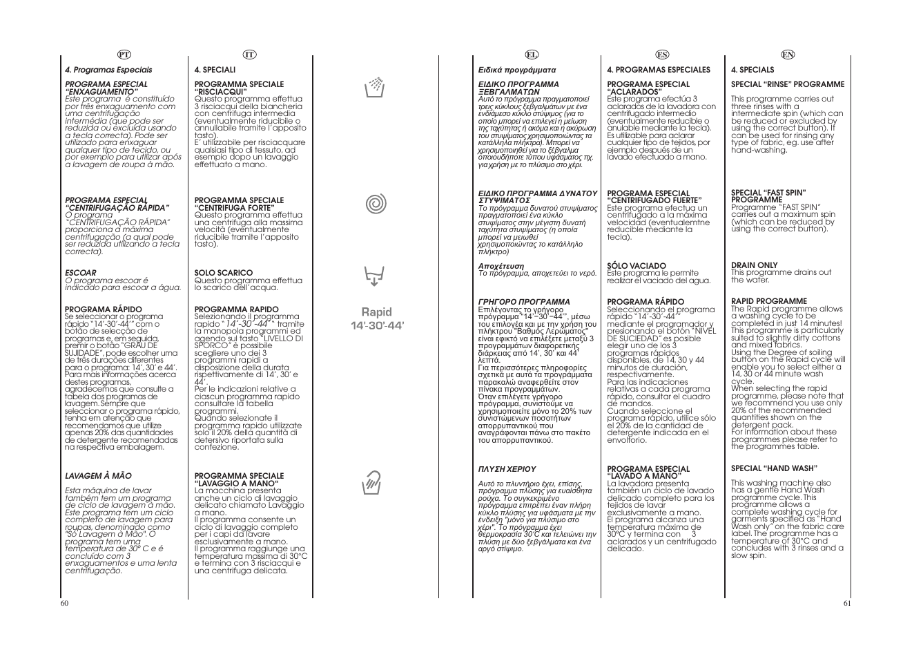 Candy GO4 1274L-16S User Manual | Page 31 / 45