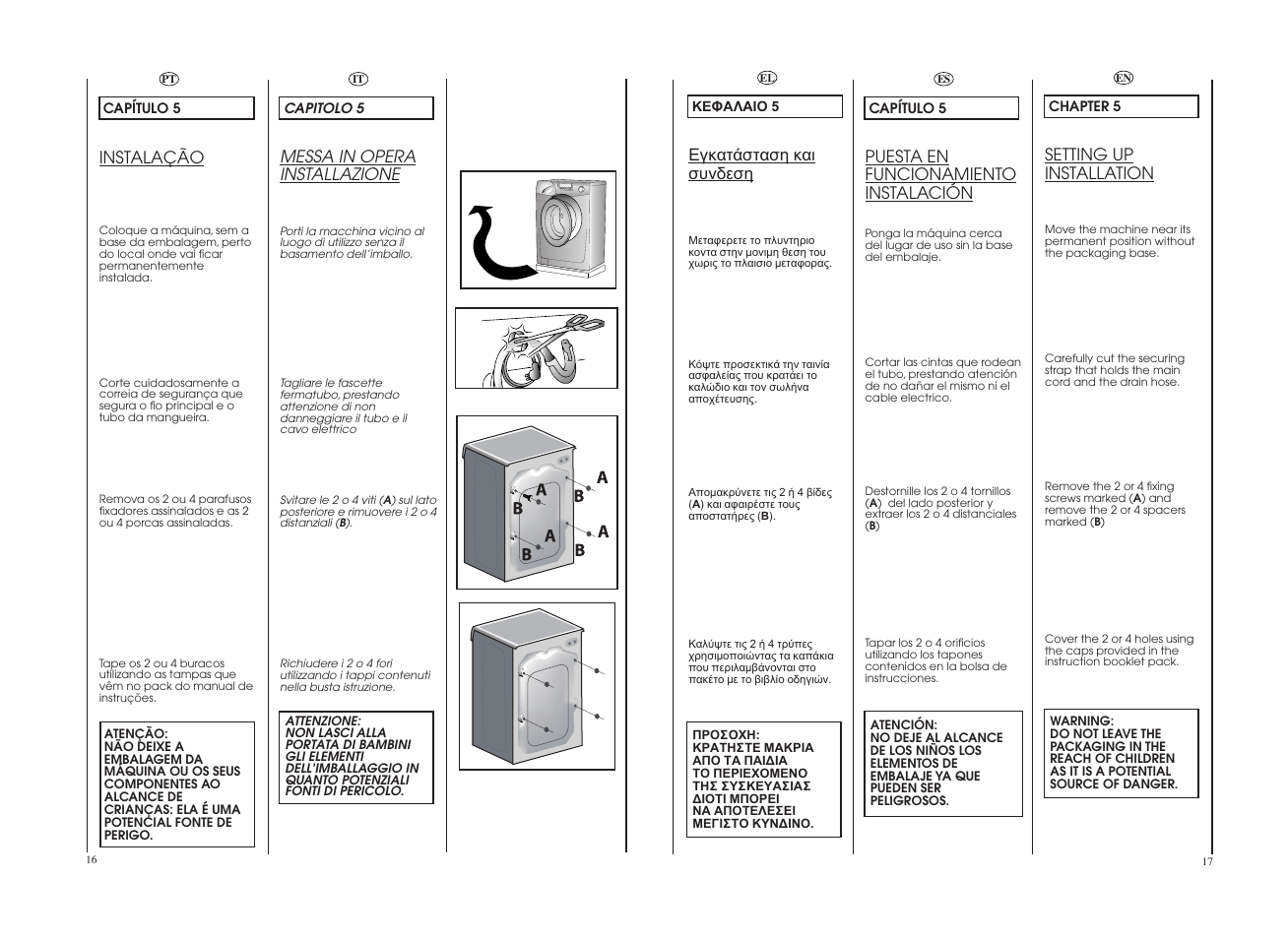 Candy GO4 1274L-16S User Manual | Page 9 / 45