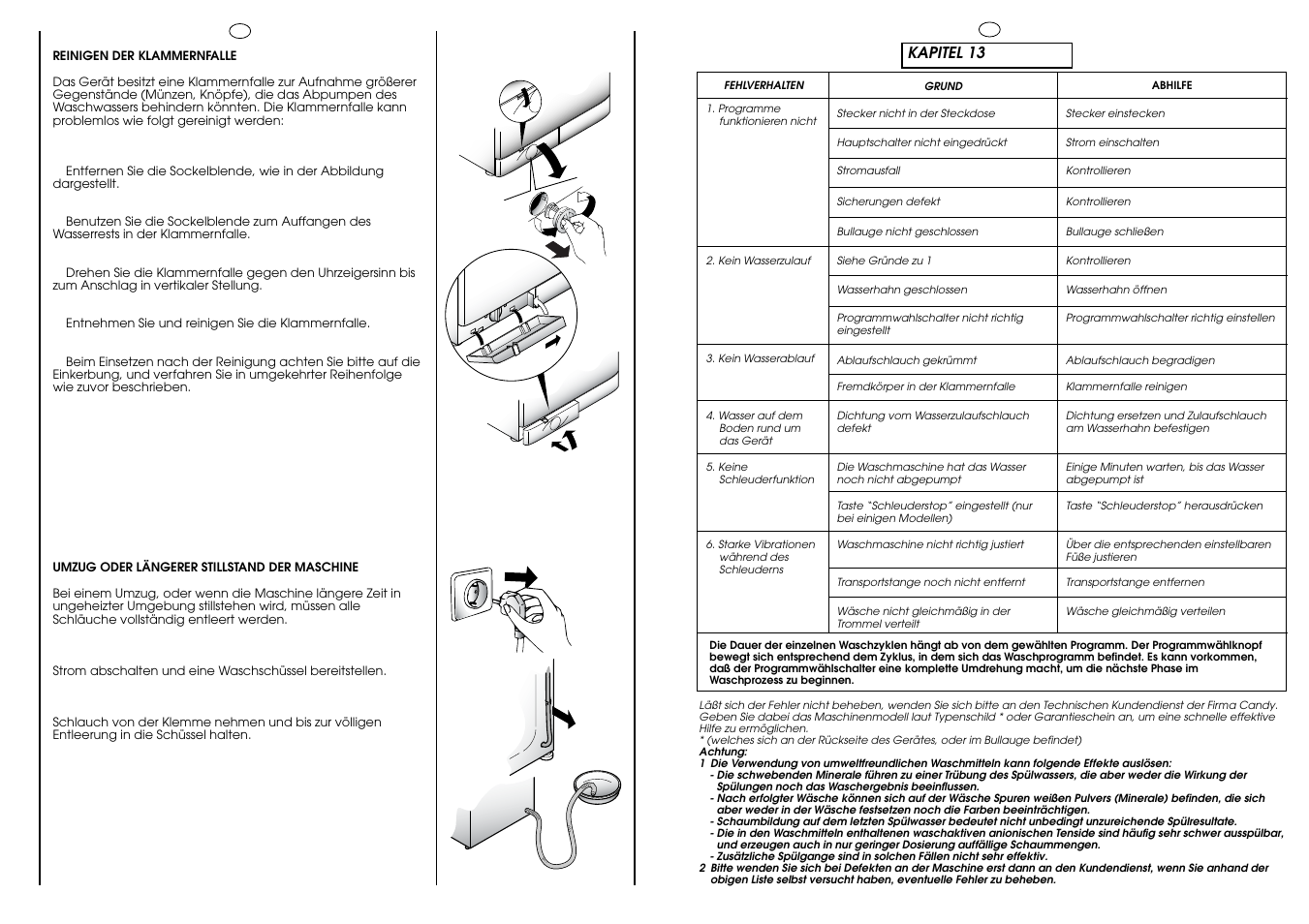 Kapitel 13 | Candy HOLIDAY 81 UNI User Manual | Page 14 / 67