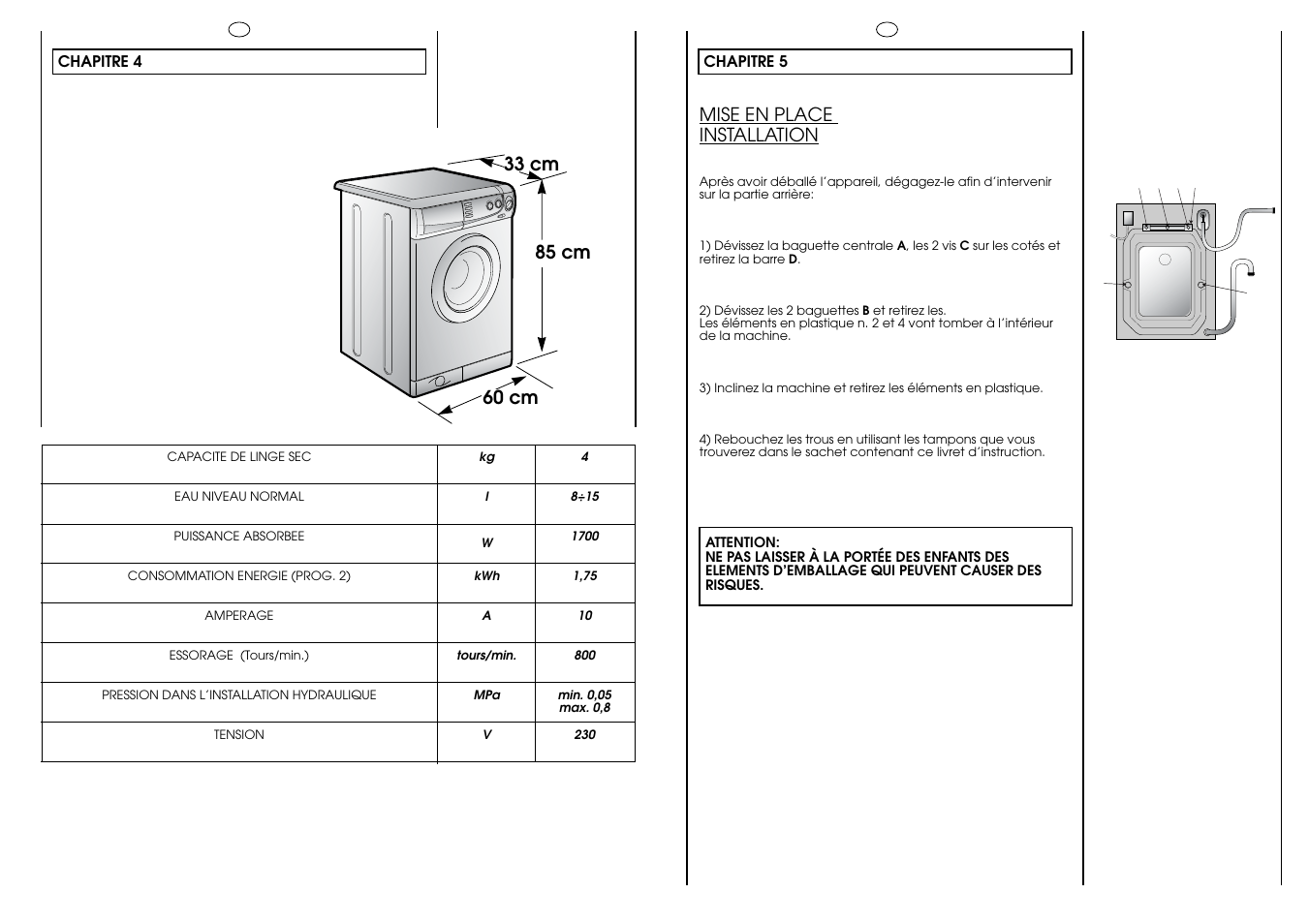 Candy HOLIDAY 81 UNI User Manual | Page 31 / 67