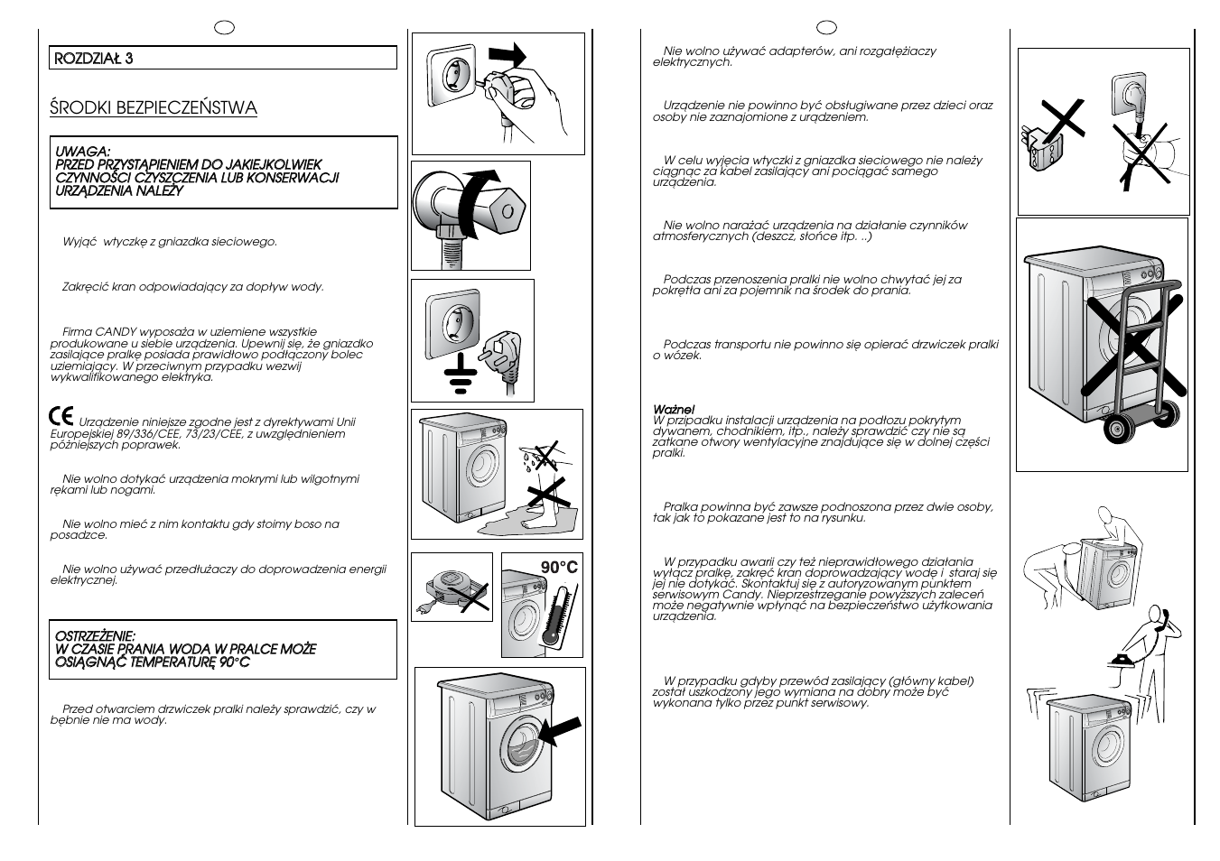 Candy HOLIDAY 81 UNI User Manual | Page 43 / 67