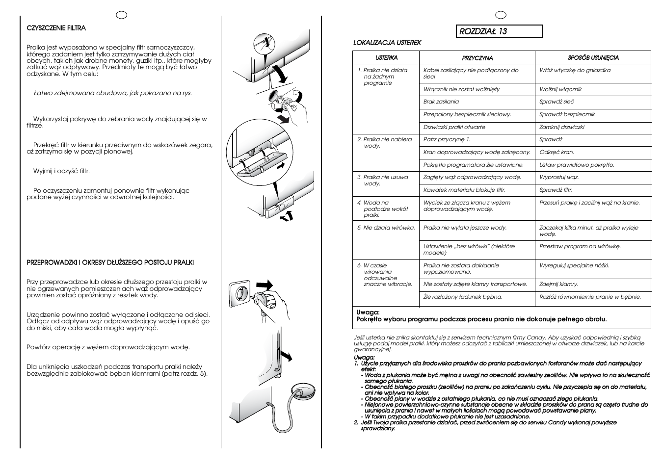 Candy HOLIDAY 81 UNI User Manual | Page 53 / 67