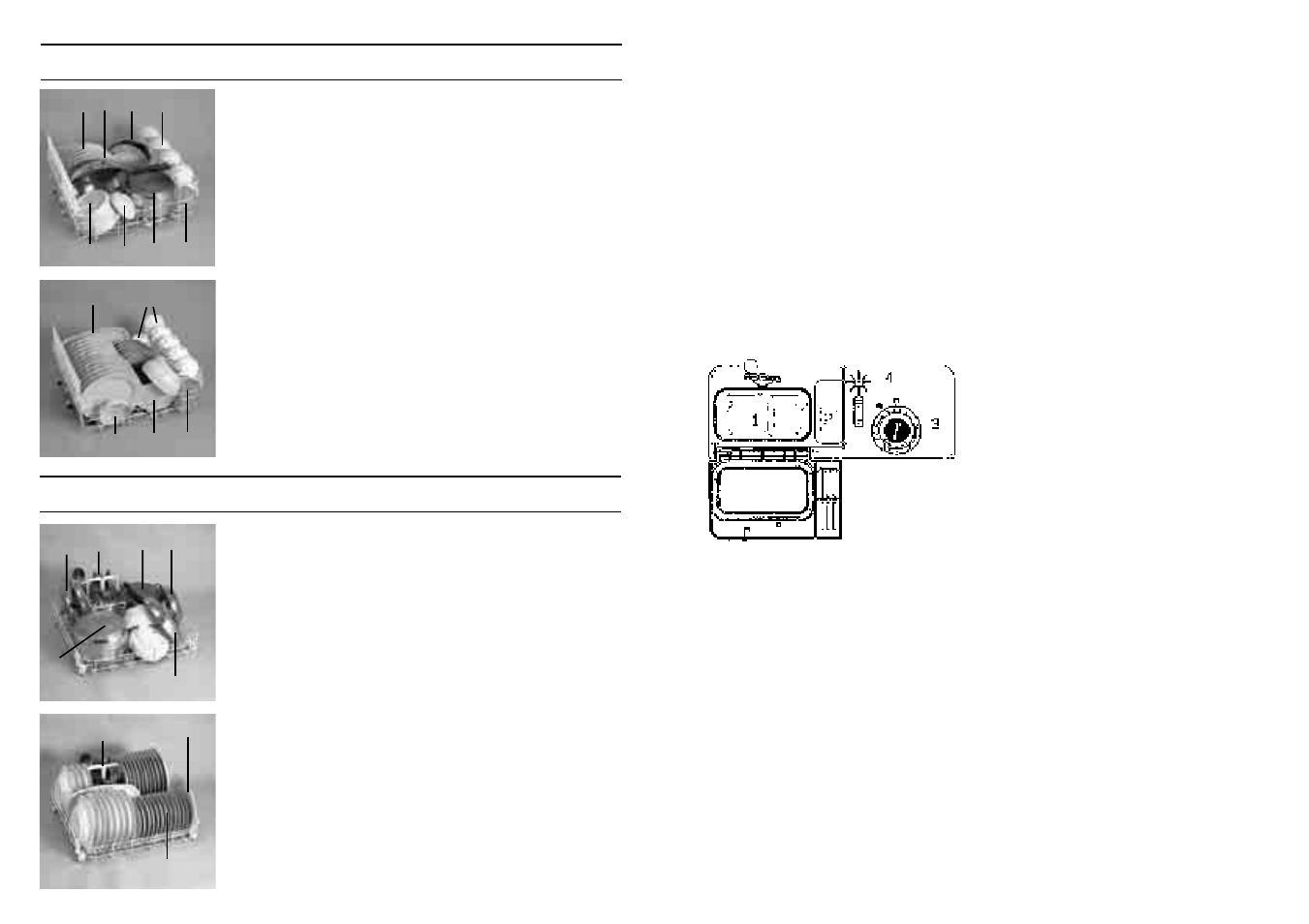 Information for the test laboratories, Loading the detergent and the rinse aid | Candy CD 600 User Manual | Page 19 / 77