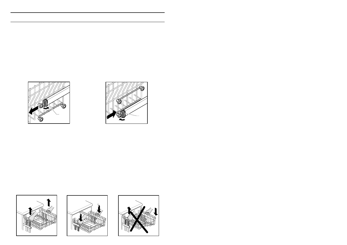 Carregamento da máquina, Regulação do cesto superior | Candy CD 600 User Manual | Page 58 / 77