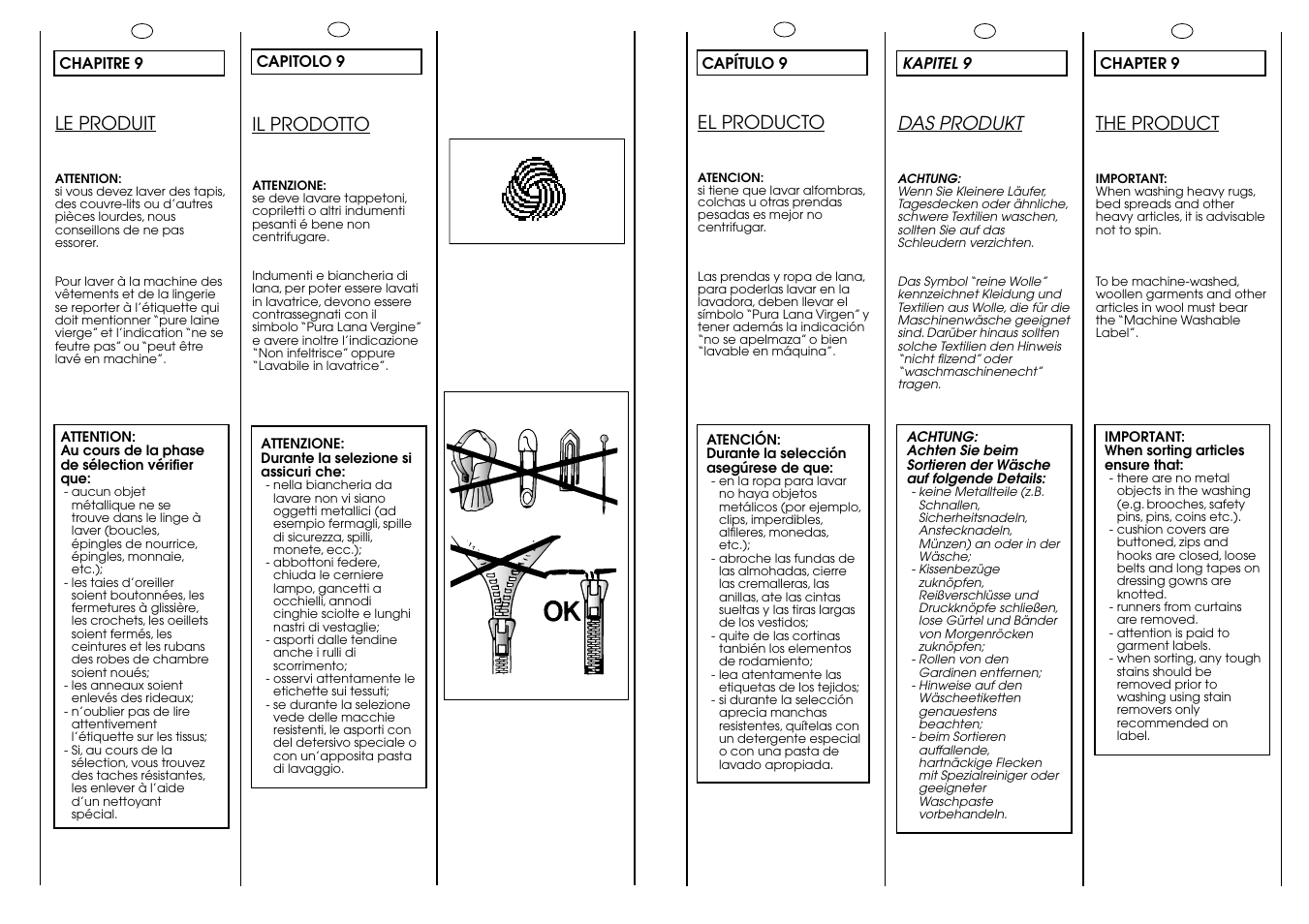 Le produit, Das produkt, The product | Il prodotto, El producto | Candy ICL 100 TR H__C User Manual | Page 19 / 33