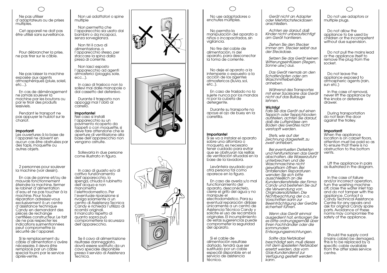 Candy ICL 100 TR H__C User Manual | Page 7 / 33