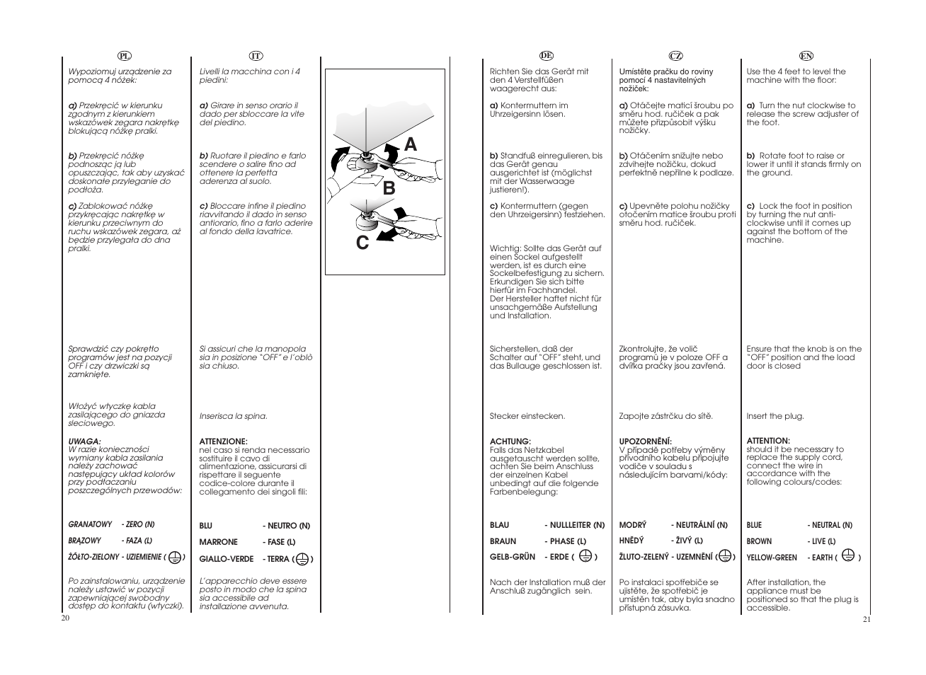 Ab c | Candy GO F108__1-16S User Manual | Page 11 / 41