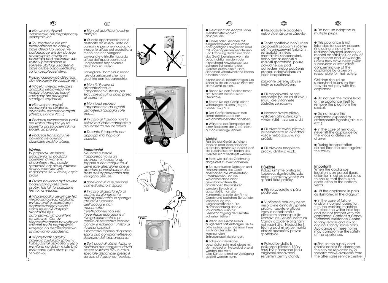 Candy GO F108__1-16S User Manual | Page 7 / 41