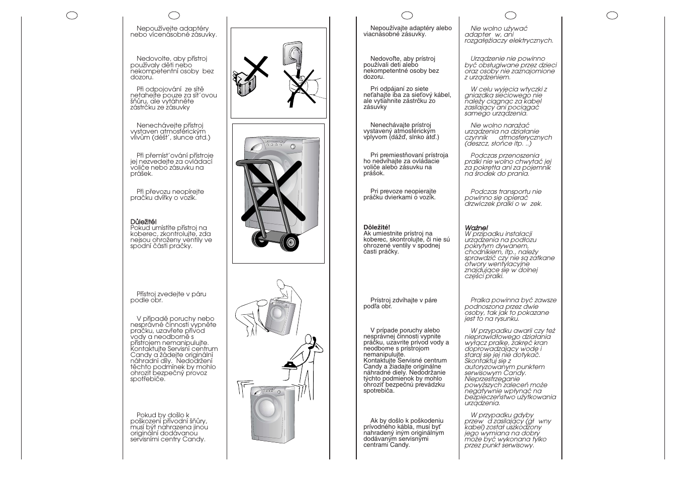 Candy GO714-37S User Manual | Page 7 / 41