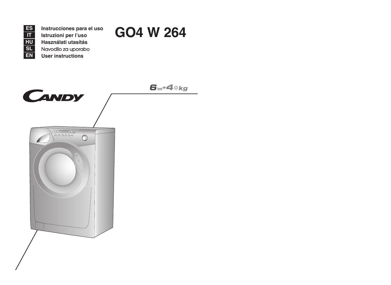 Candy GO4W464-80 User Manual | 49 pages
