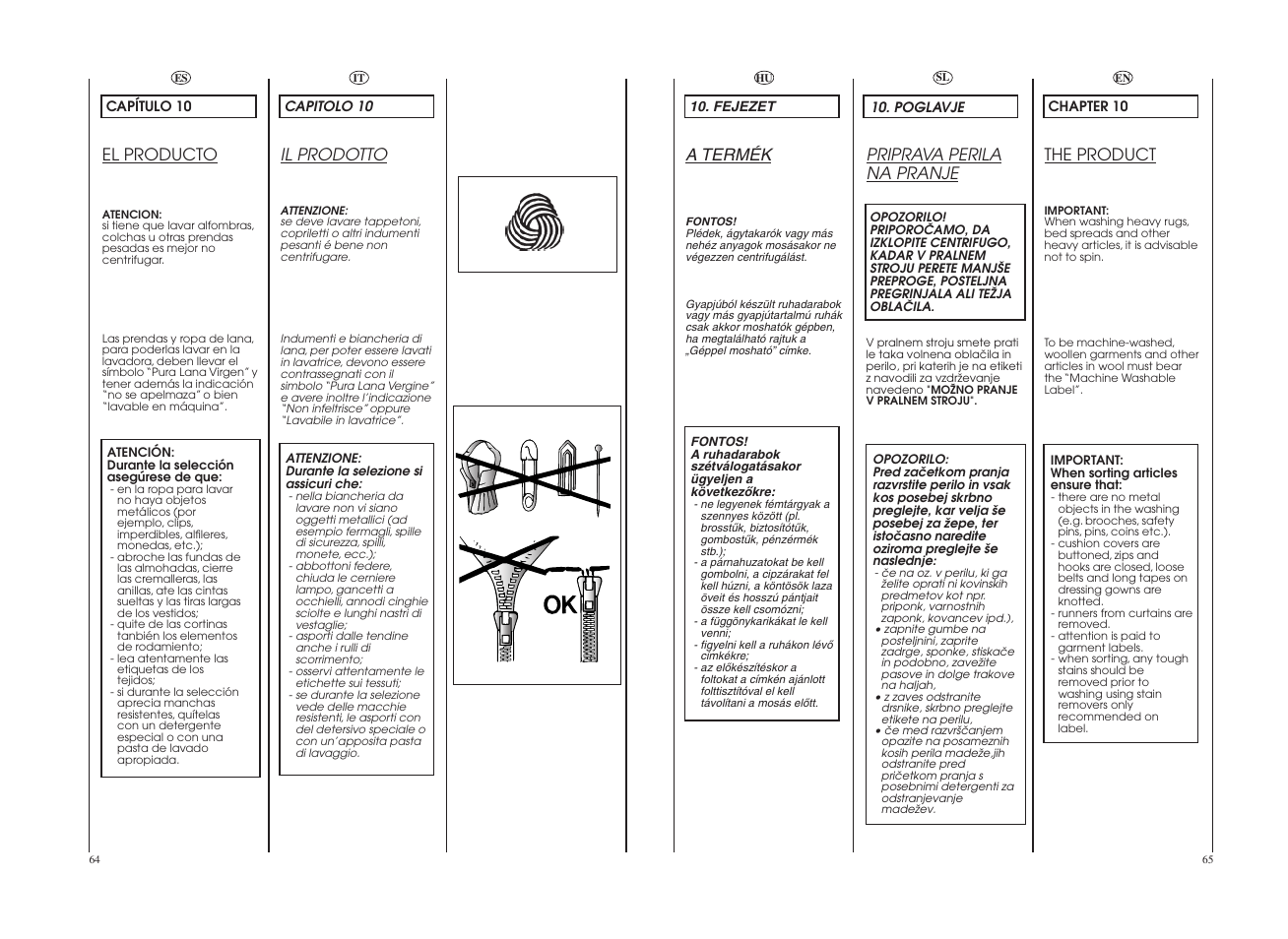 Candy GO4W464-80 User Manual | Page 33 / 49
