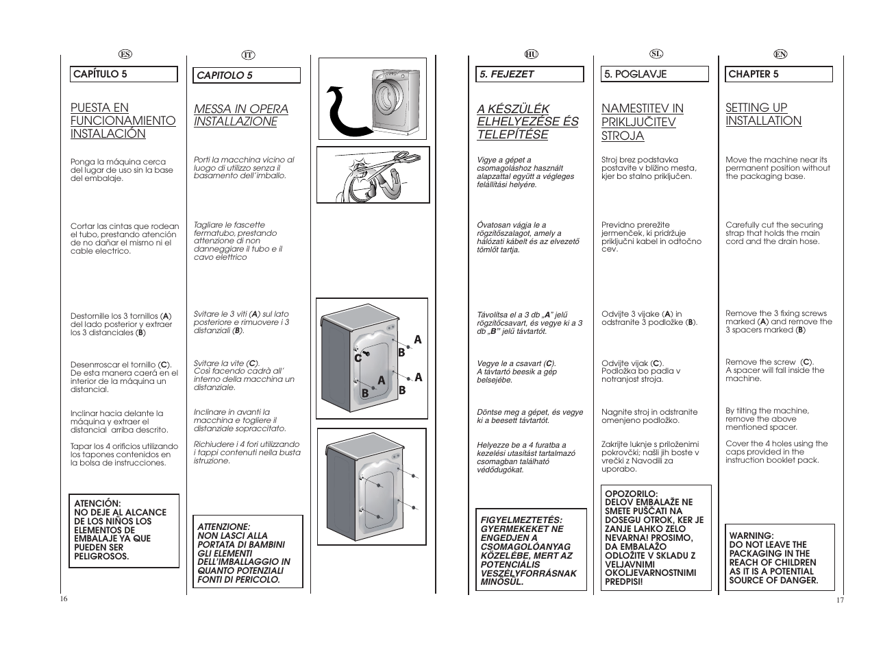 Candy GO4W464-80 User Manual | Page 9 / 49