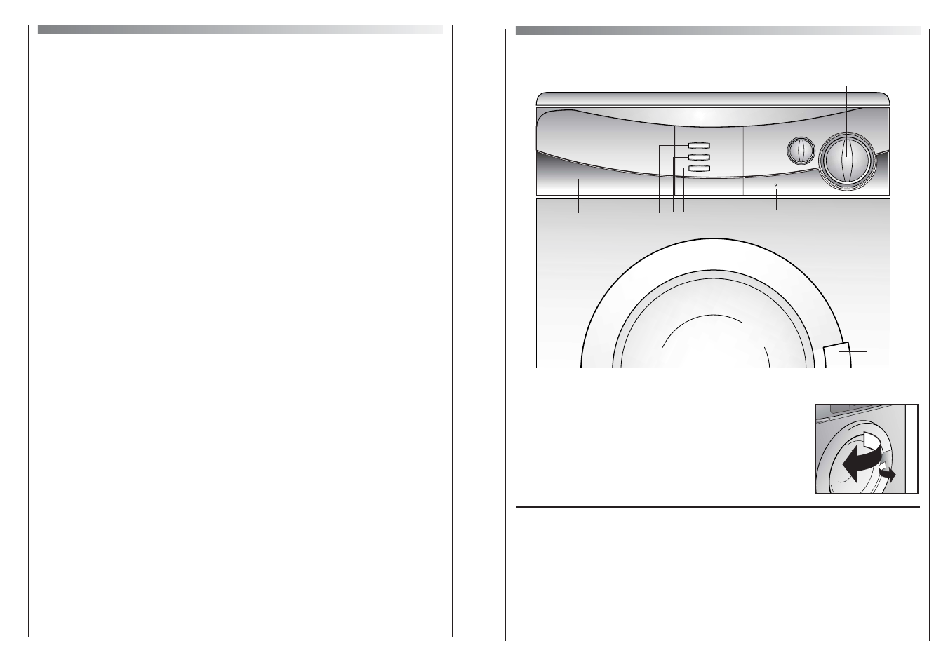 Cg b, Useful advice for users, Description of controls | Candy LB CN116T UK User Manual | Page 4 / 17