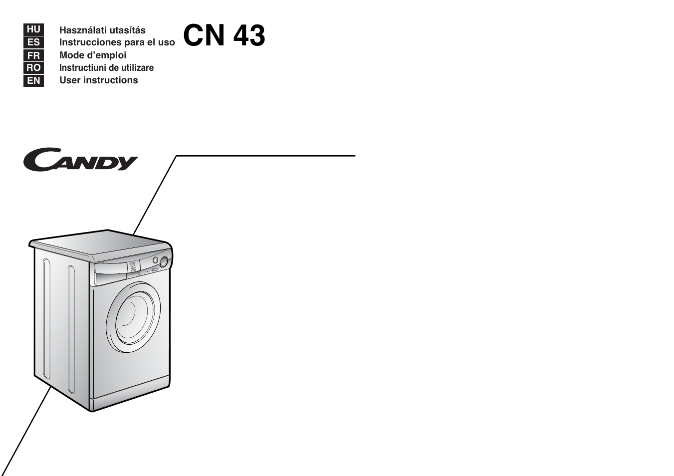 Candy CN 43 User Manual | 33 pages