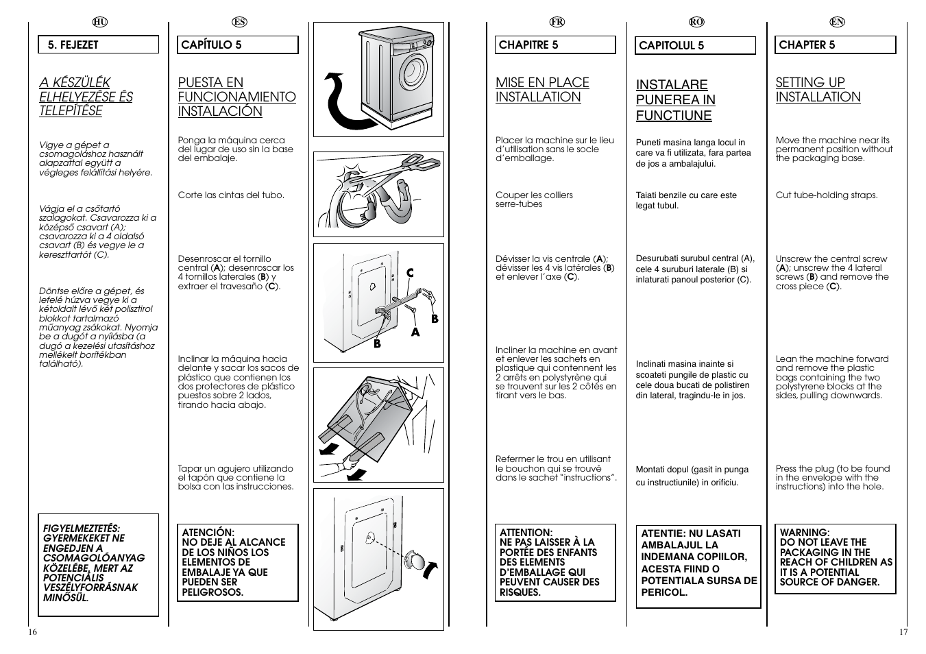 Candy CN 43 User Manual | Page 9 / 33