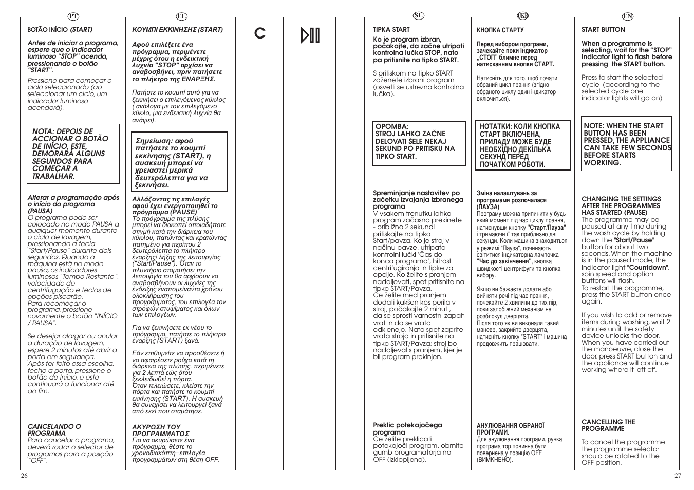 Candy GO68-18S User Manual | Page 14 / 41