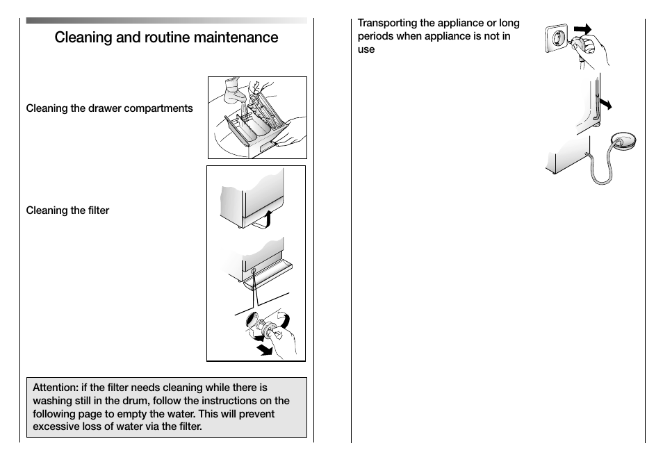 Cleaning and routine maintenance | Candy CN 450 UK User Manual | Page 10 / 17