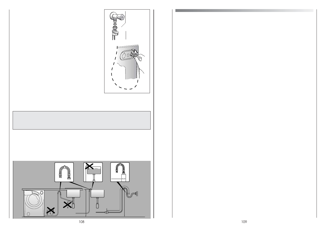 Electricity supply and safety advice, Water supply | Candy GO616TXT-86S User Manual | Page 55 / 57