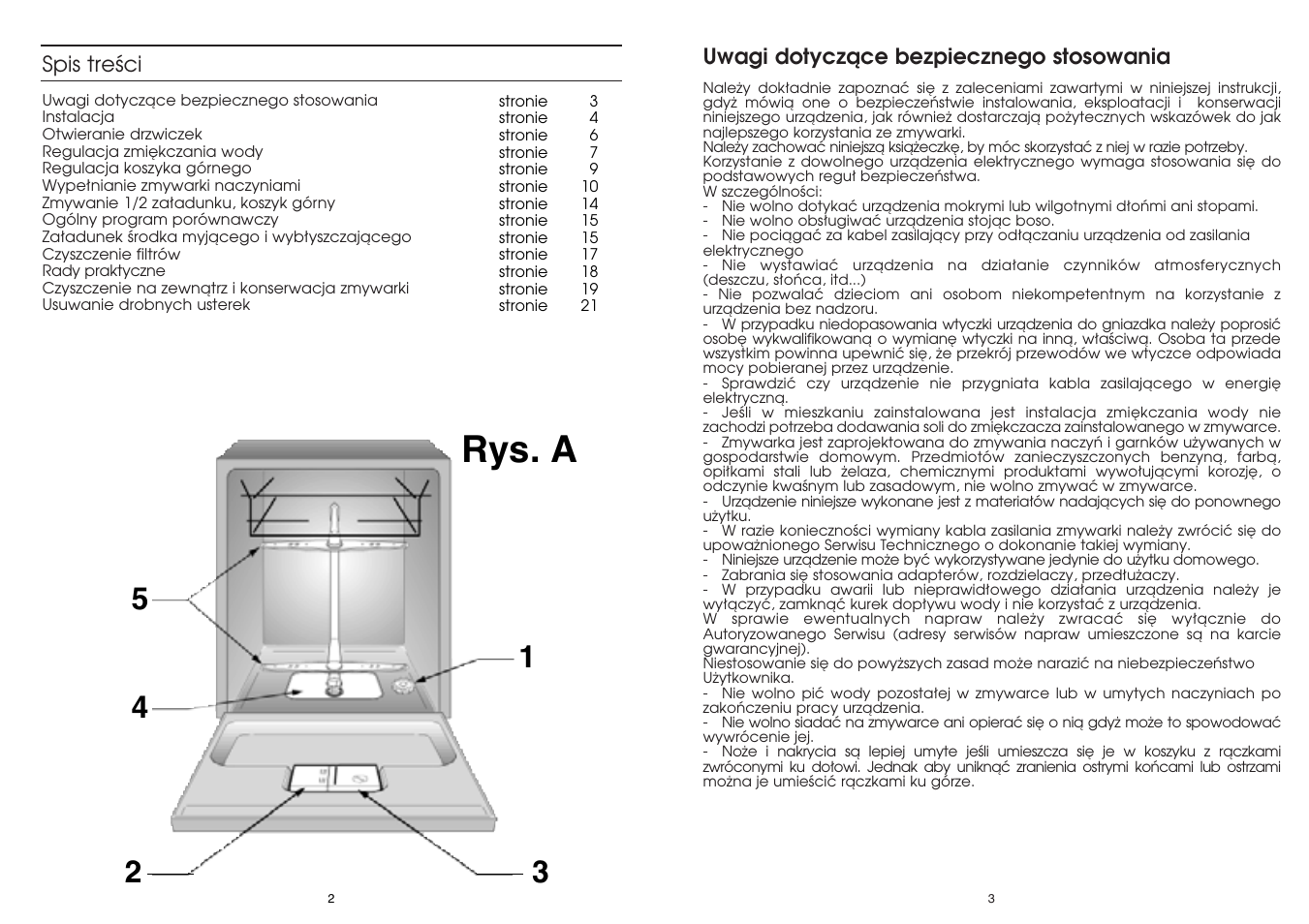 Rys. a | Candy DFI 95 T User Manual | Page 2 / 77