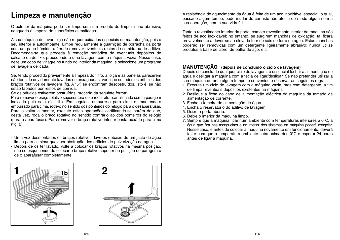 Limpeza e manutenção | Candy DFI 95 T User Manual | Page 63 / 77