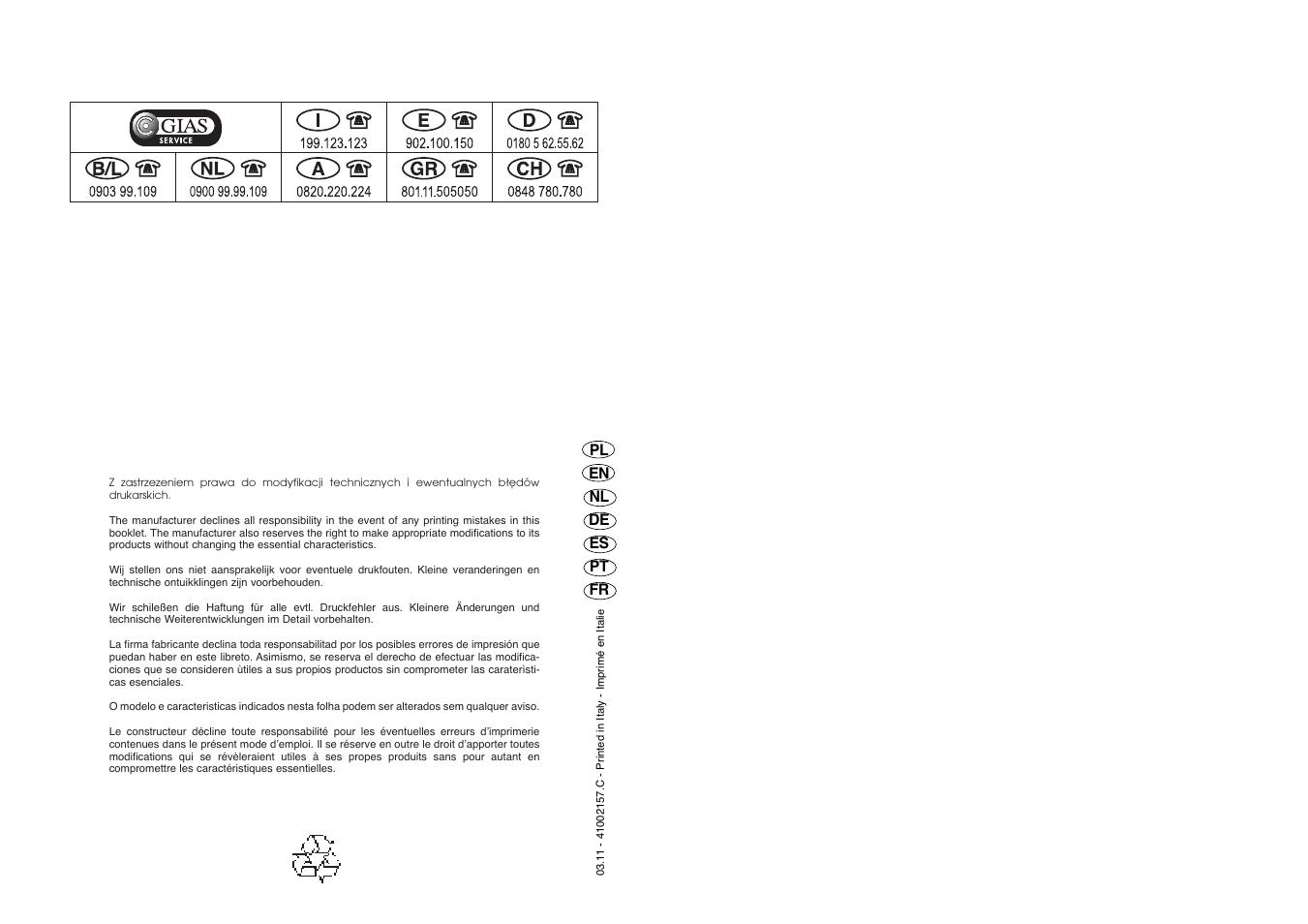 Candy DFI 95 T User Manual | Page 77 / 77