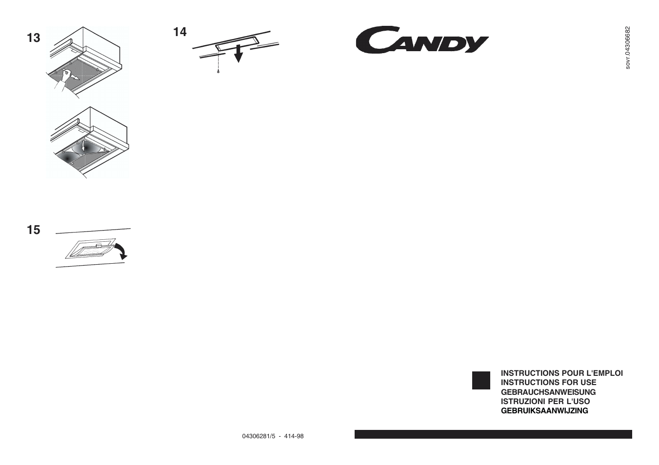 Cbt62 - cbt92 | Candy CA CBT 62__1 W User Manual | Page 10 / 10