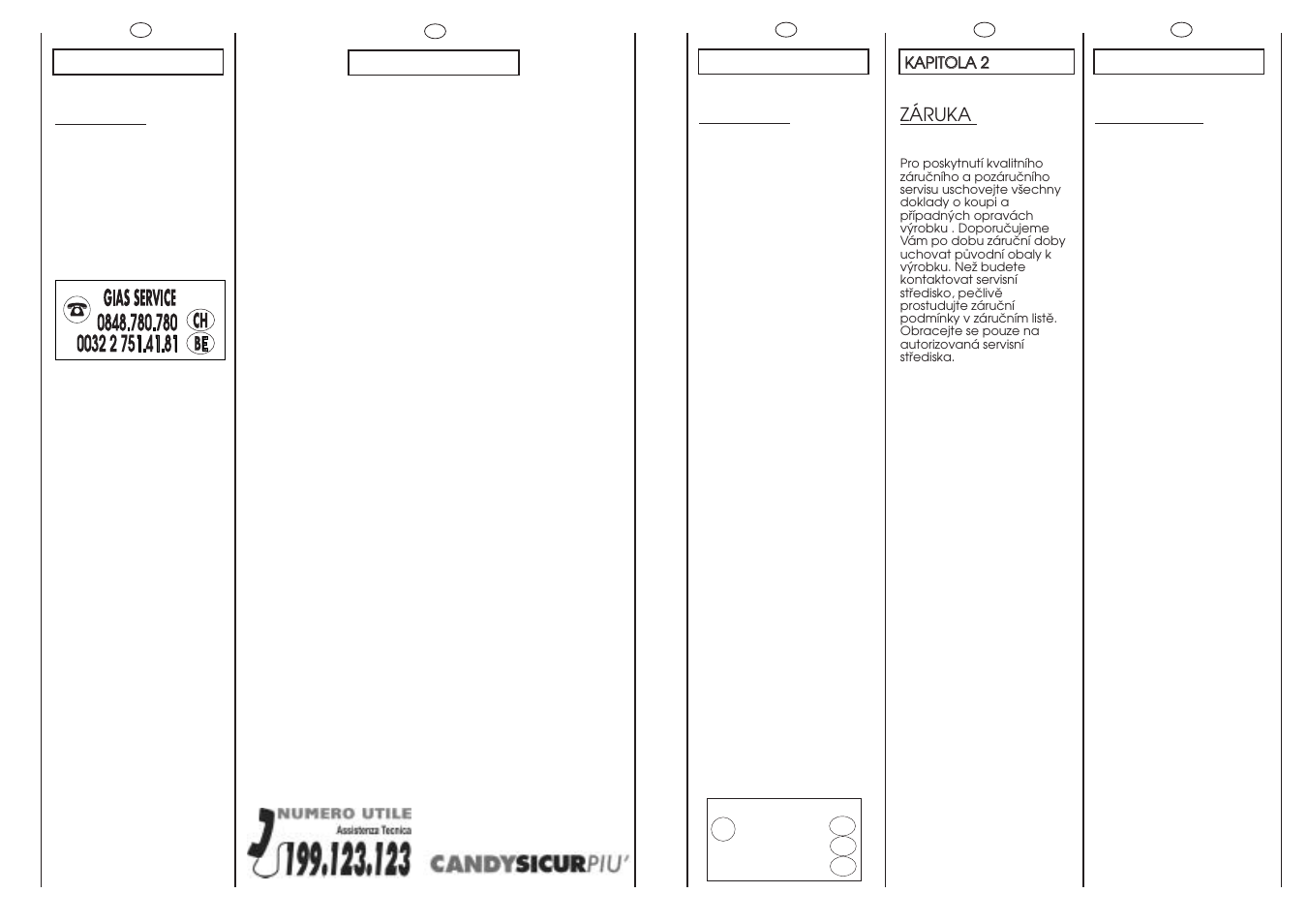Candy GO 1492DH-16S User Manual | Page 5 / 41