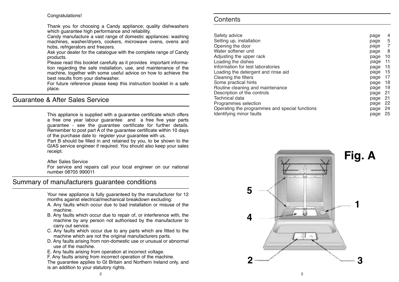 Fig. a | Candy LS DFI 50 UK User Manual | Page 2 / 17