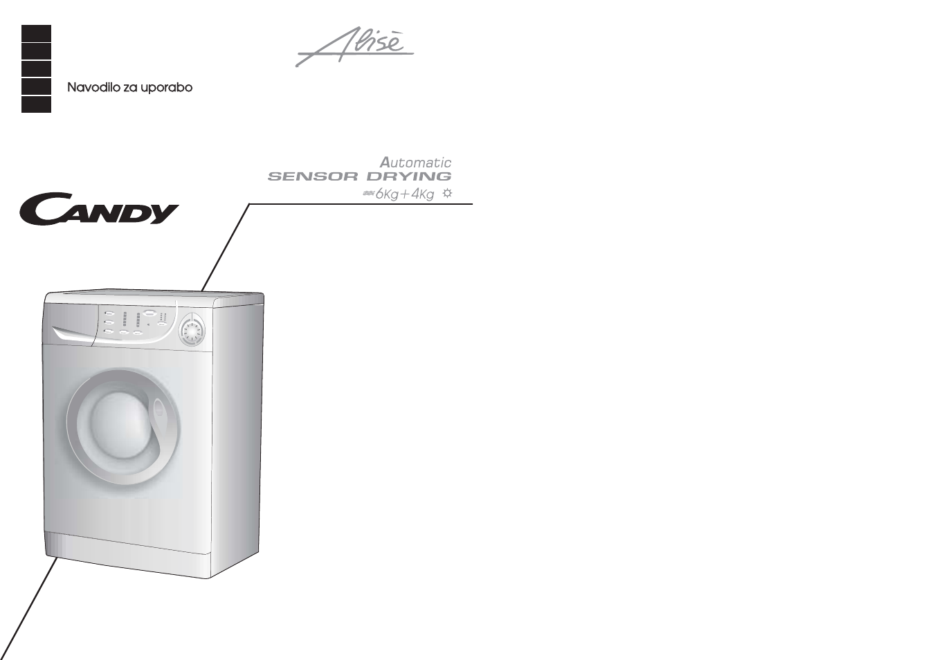 Candy WD ALISE' CMD126-04S User Manual | 49 pages