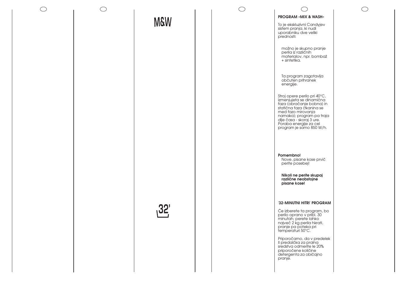 Candy WD ALISE' CMD126-04S User Manual | Page 29 / 49