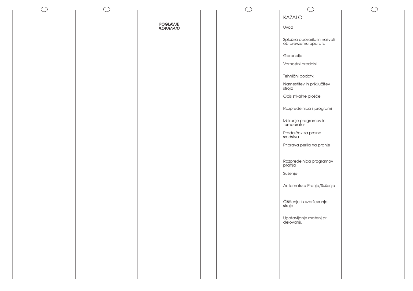Candy WD ALISE' CMD126-04S User Manual | Page 3 / 49