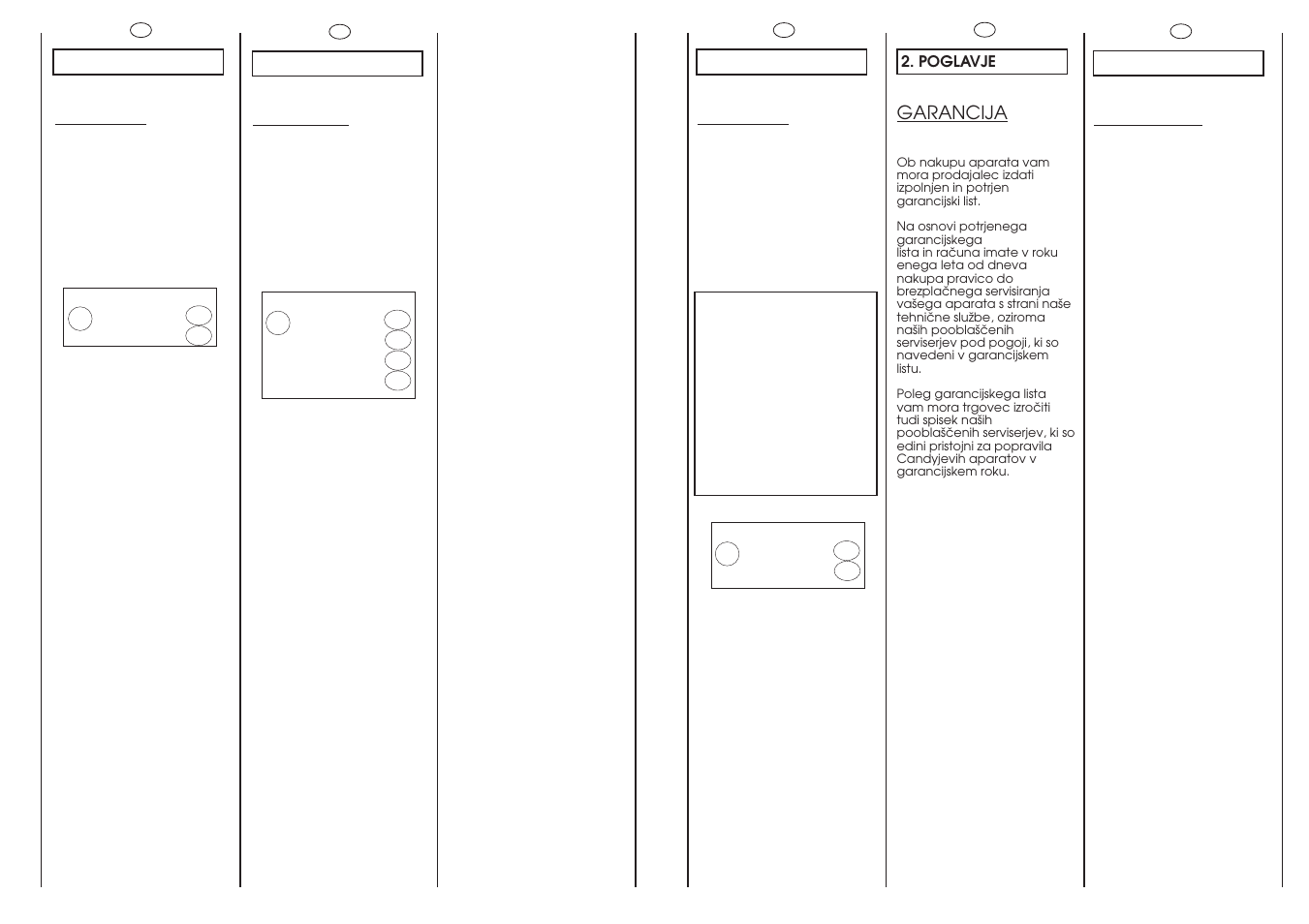 Candy WD ALISE' CMD126-04S User Manual | Page 5 / 49