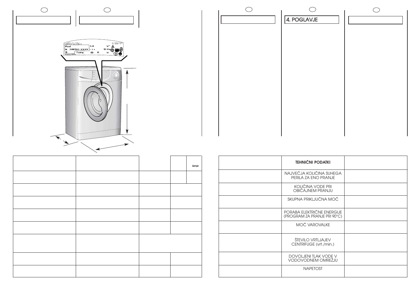 Candy WD ALISE' CMD126-04S User Manual | Page 8 / 49