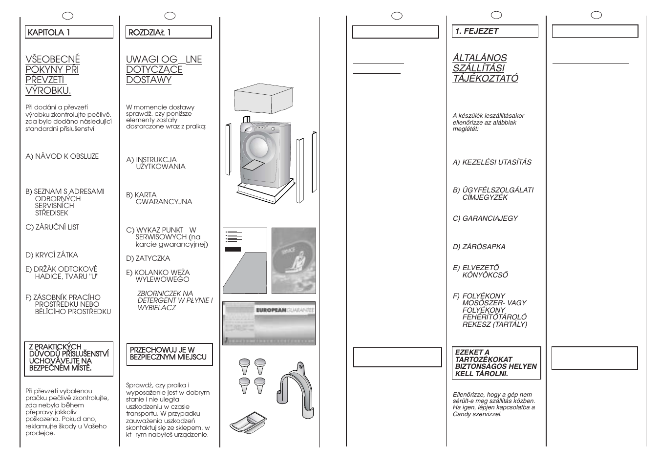 Candy GO 108-16S User Manual | Page 4 / 41