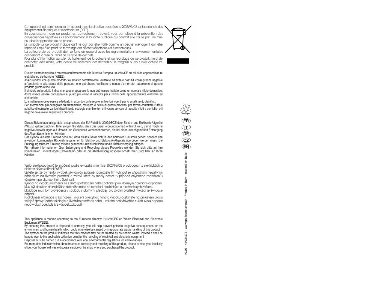 Candy GO 127DF__1-18S User Manual | Page 41 / 41