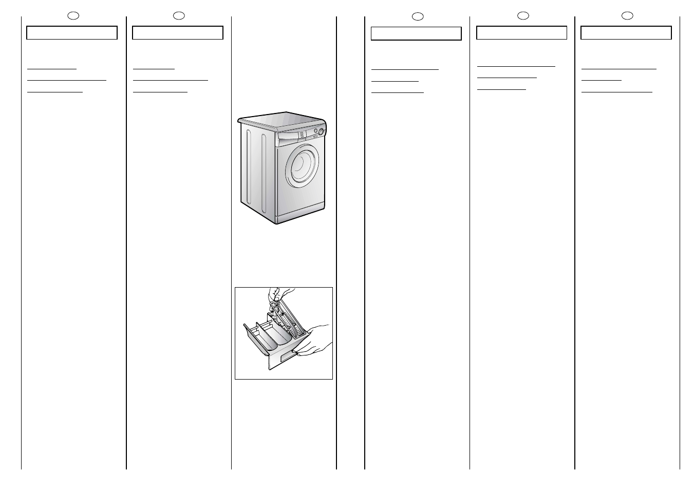 Pulizia e manutenzione ordinaria, Nettoyage et entretien ordinaire, Limpieza y mantenimiento ordinario | Cleaning and routine maintenance, Reinigung und allgemeine wartung | Candy CN 44 User Manual | Page 27 / 33