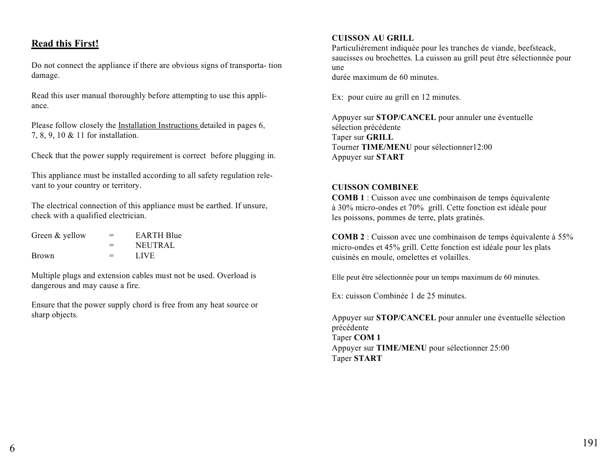 Candy FM MIC 232 EX User Manual | Page 6 / 98