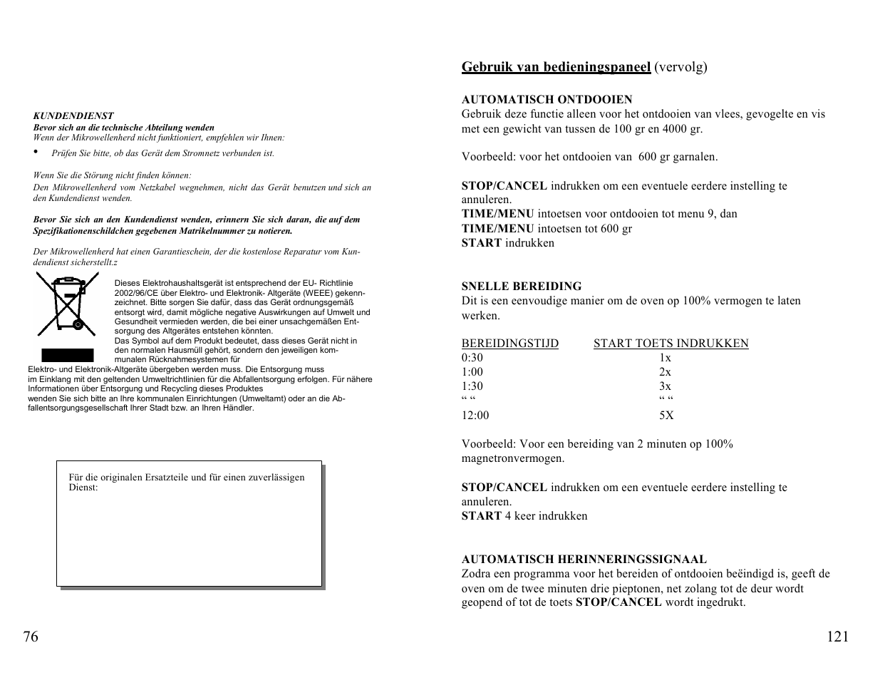 Candy FM MIC 232 EX User Manual | Page 76 / 98