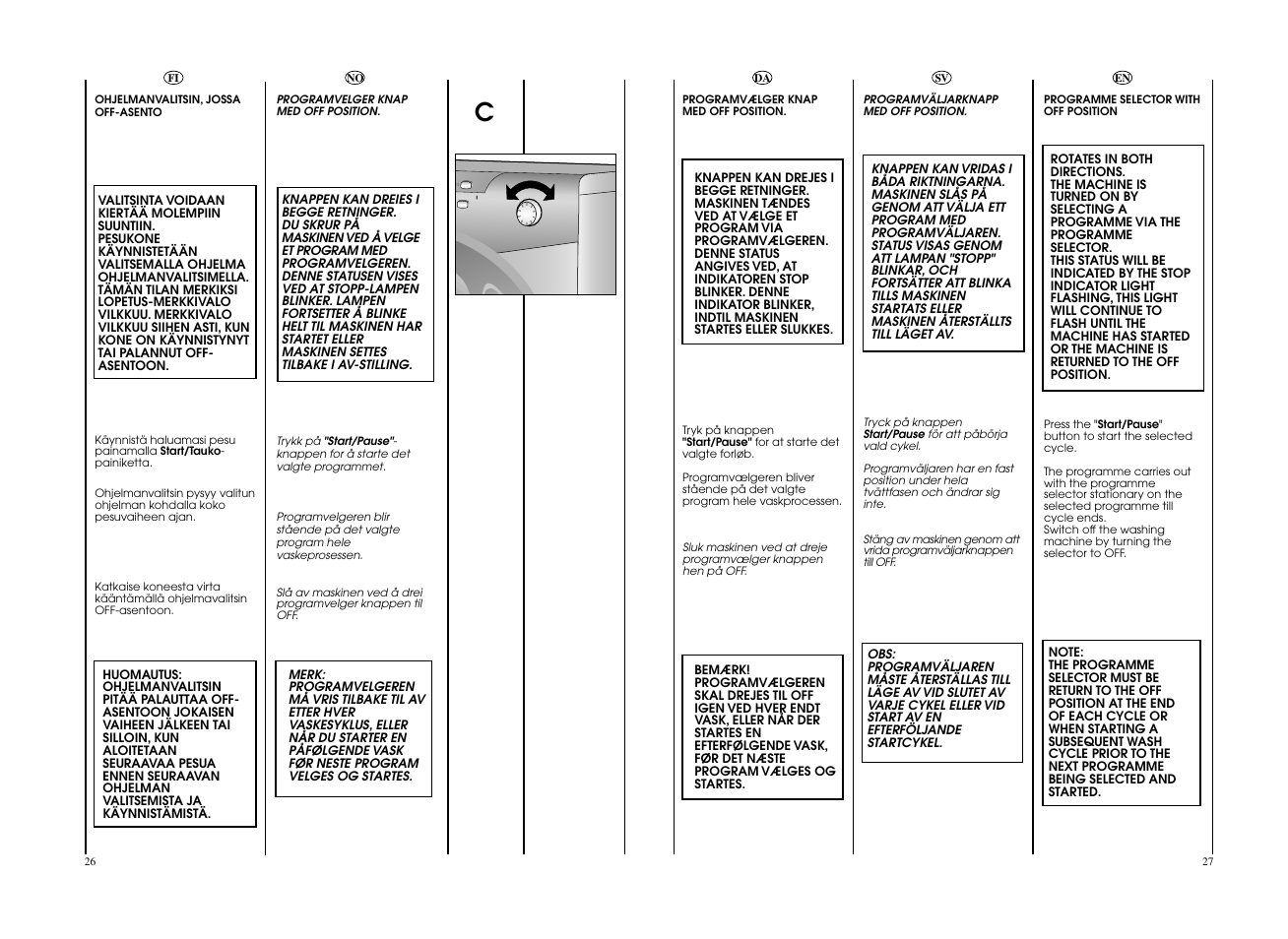 Candy GO W475-S User Manual | Page 14 / 49