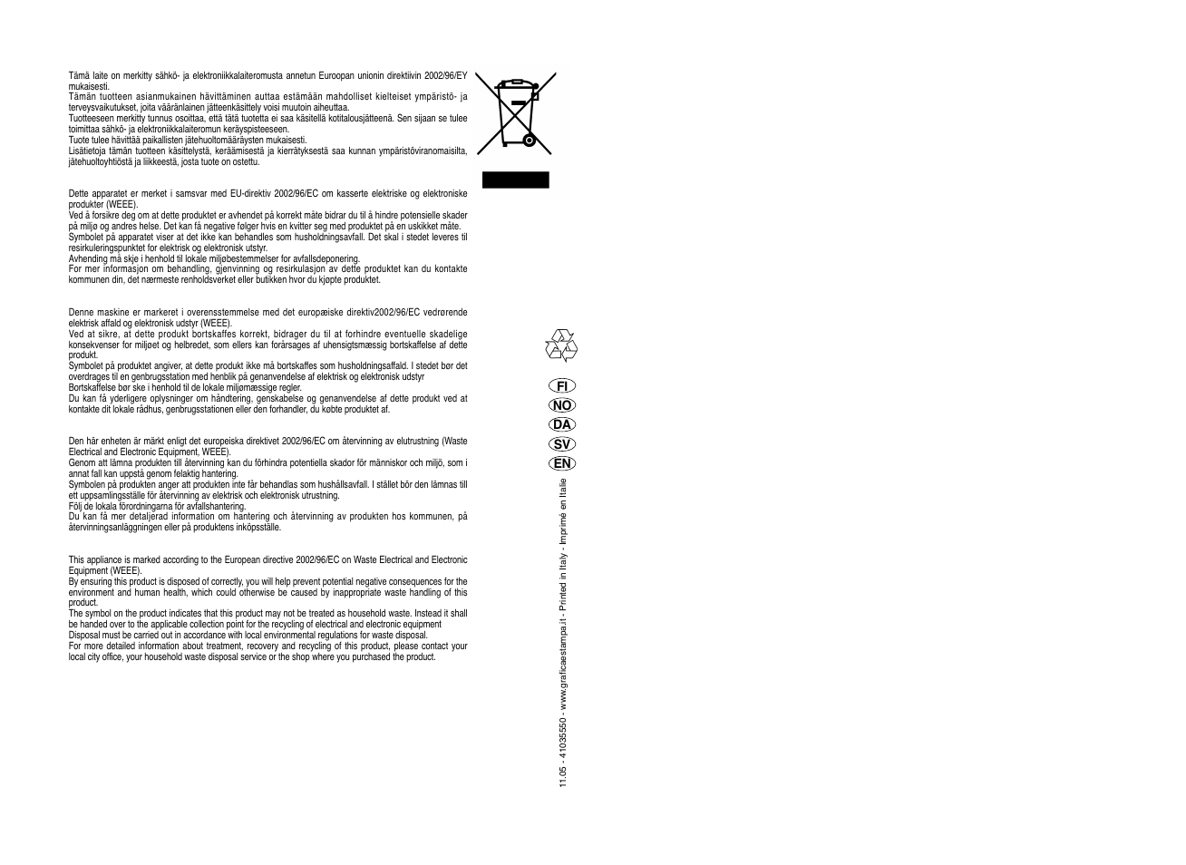 Candy GO W475-S User Manual | Page 49 / 49