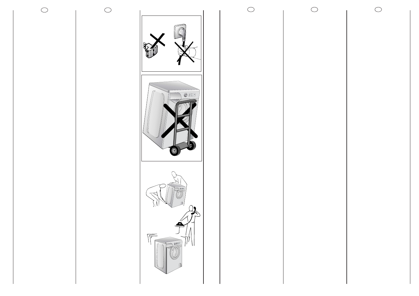 Candy WA 1035EF User Manual | Page 6 / 37