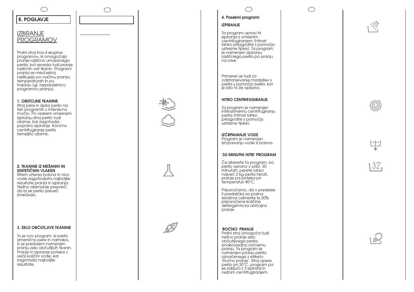 Selection, Izbiranje programov | Candy GO 1460D-36S User Manual | Page 14 / 21