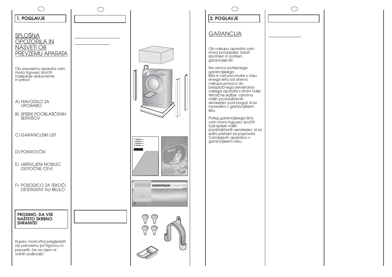 Ea b c f | Candy GO 1460D-36S User Manual | Page 3 / 21