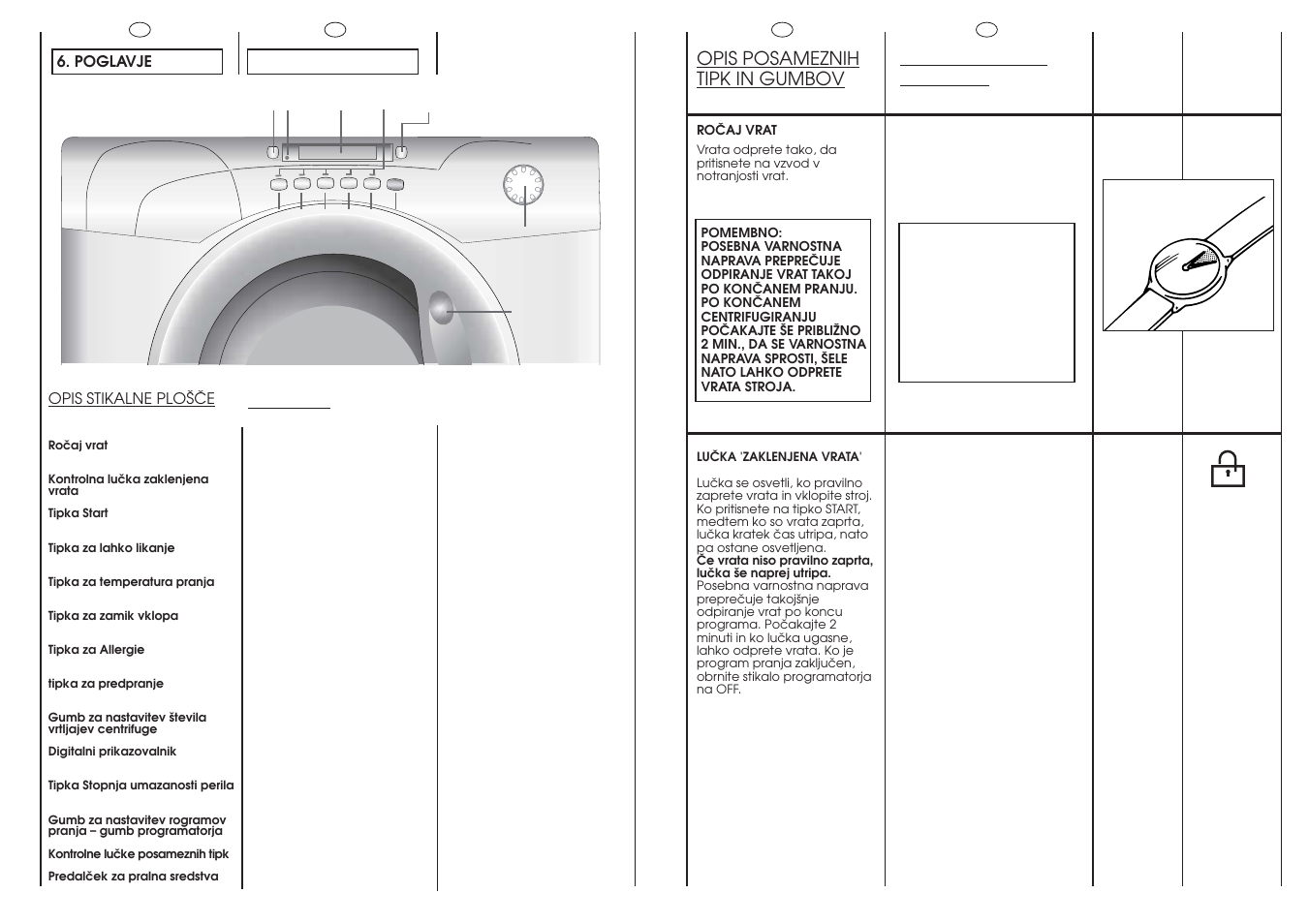 A2 min. b | Candy GO 1460D-36S User Manual | Page 7 / 21