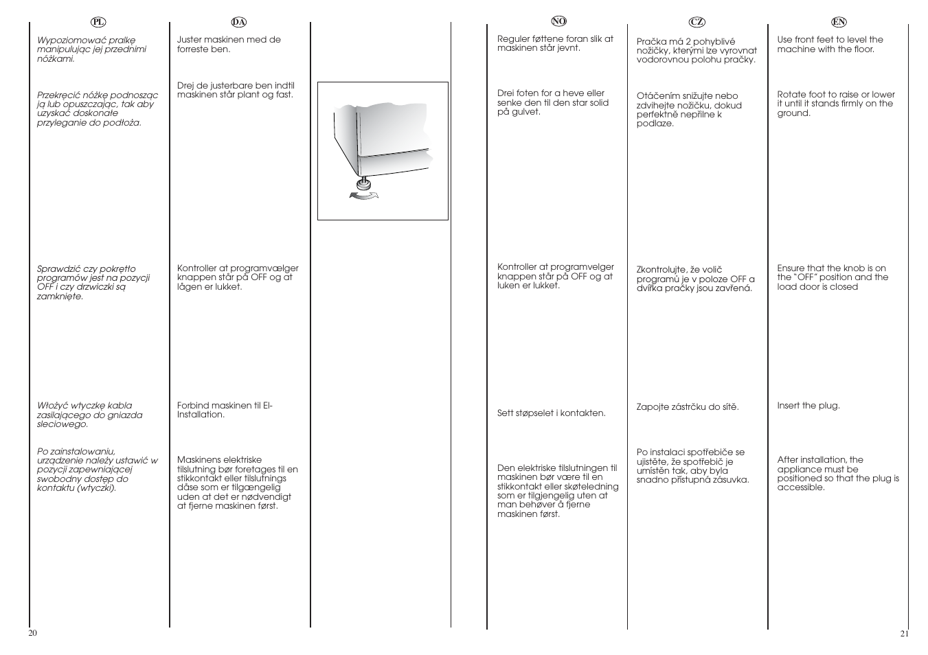 Candy CS1105-16S User Manual | Page 11 / 37