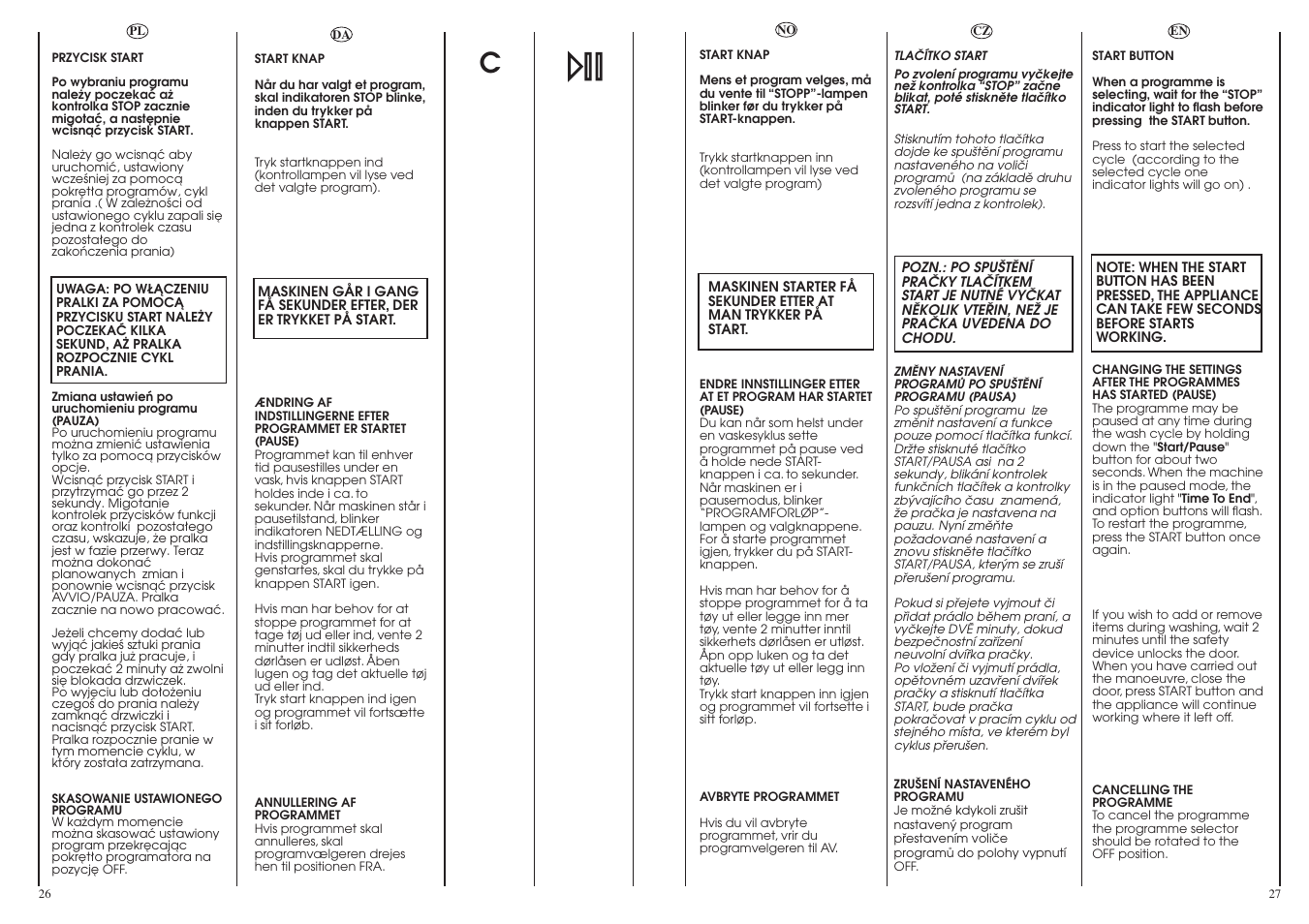 Candy CS1105-16S User Manual | Page 14 / 37